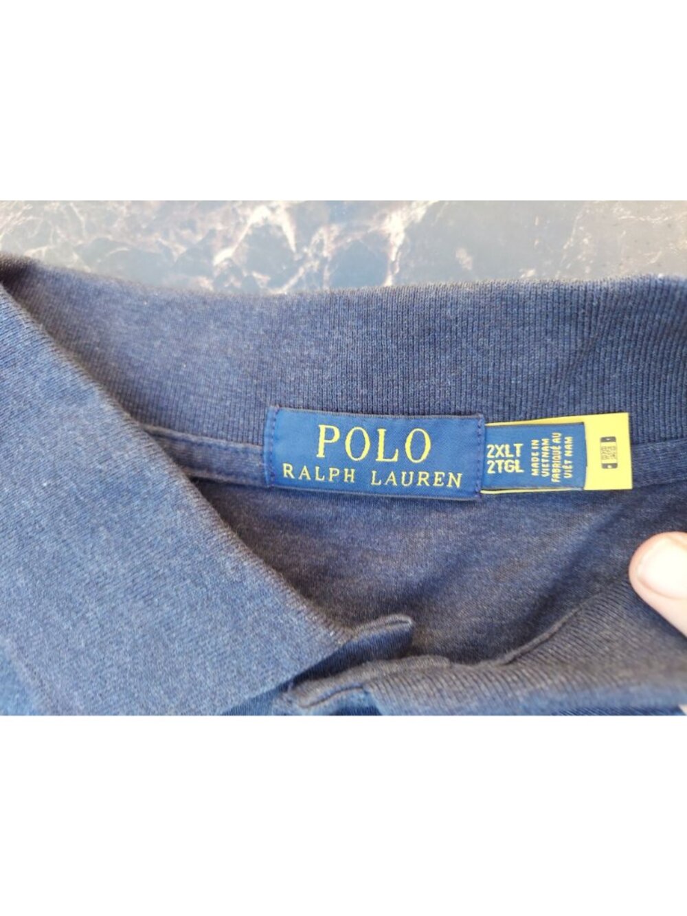Polo Ralph Lauren 2XLT Mens Blue Short Sleeve Polo Shirt 1416 - Picture 2 of 3